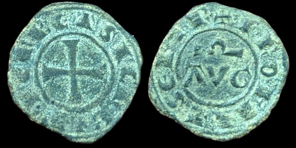 Royaume de Sicile BRINDISI FRÉDÉRIC II FEDERICO 1242AD DENIER