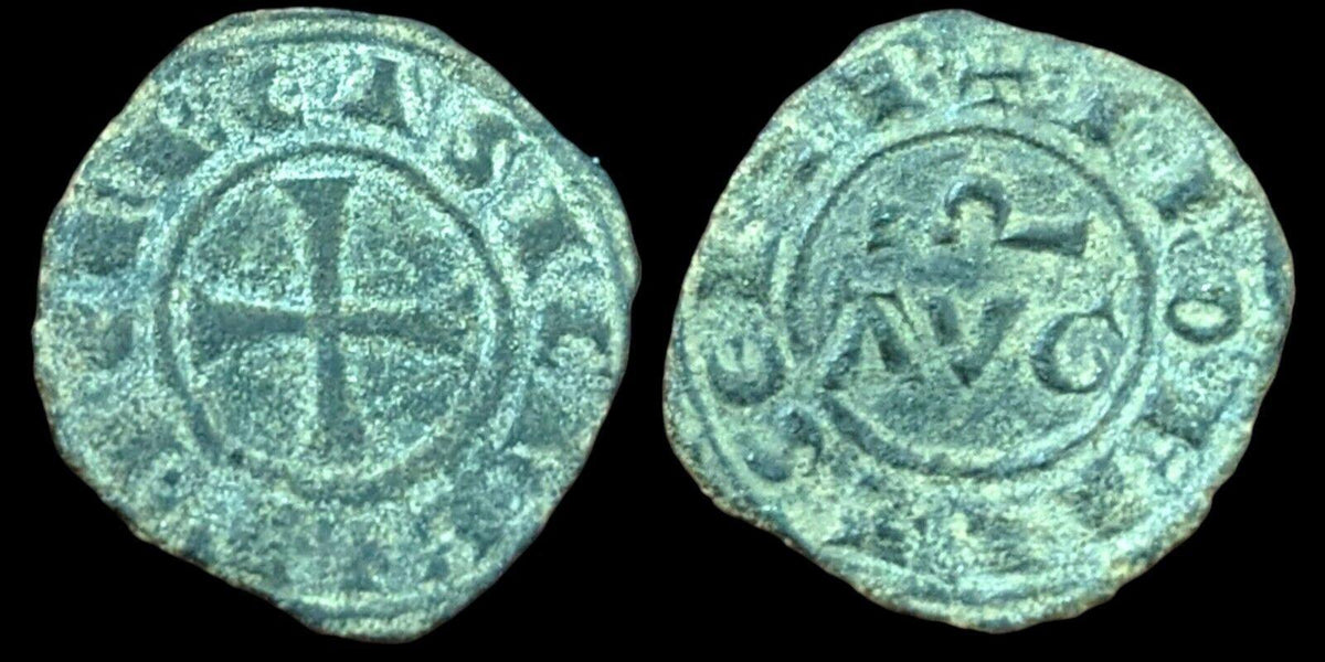 Royaume de Sicile BRINDISI FRÉDÉRIC II FEDERICO 1242AD DENIER