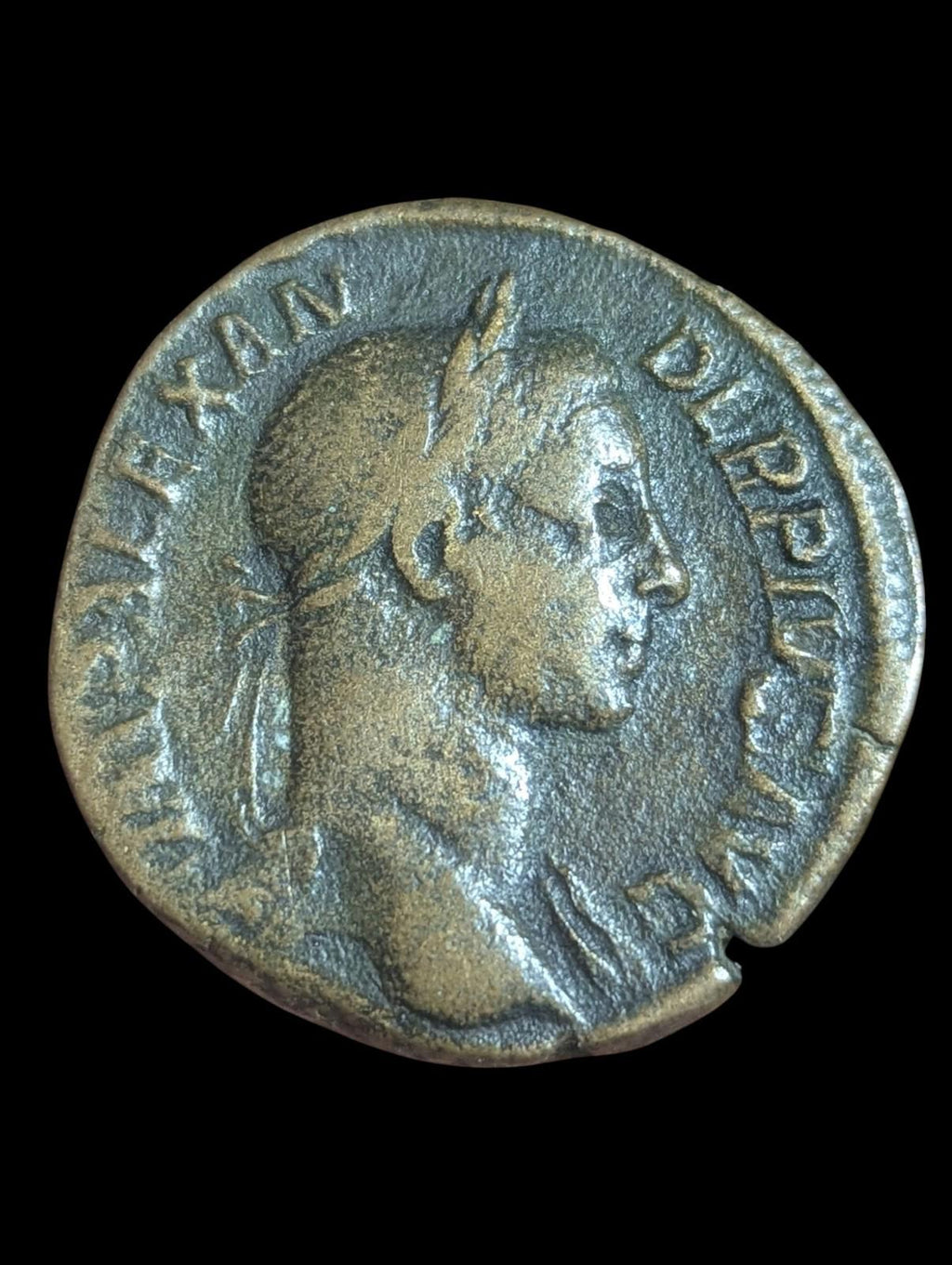 222-235 AD Roman Empire Severus Alexander Bronze Sestertius Mars Ancient Coin!