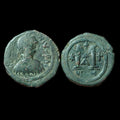 Byzantine 40 Nummi - Justinian I Nicomedia; Type ✶M♰