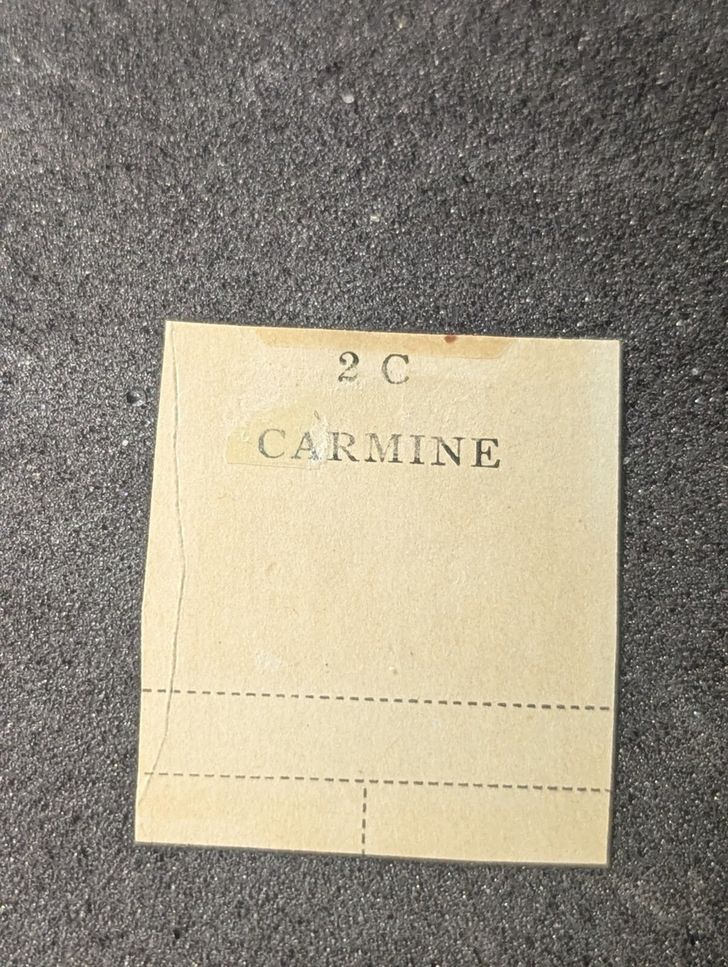 Tibet #TL4 Chans Reference, Sound; CV $88 Stamp Carmine On Black