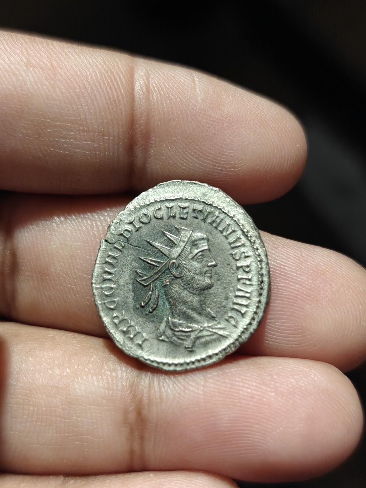 Diocletian 287 AD Antoninianus Roman Empire CONCORDIA TEMP Rare Coin