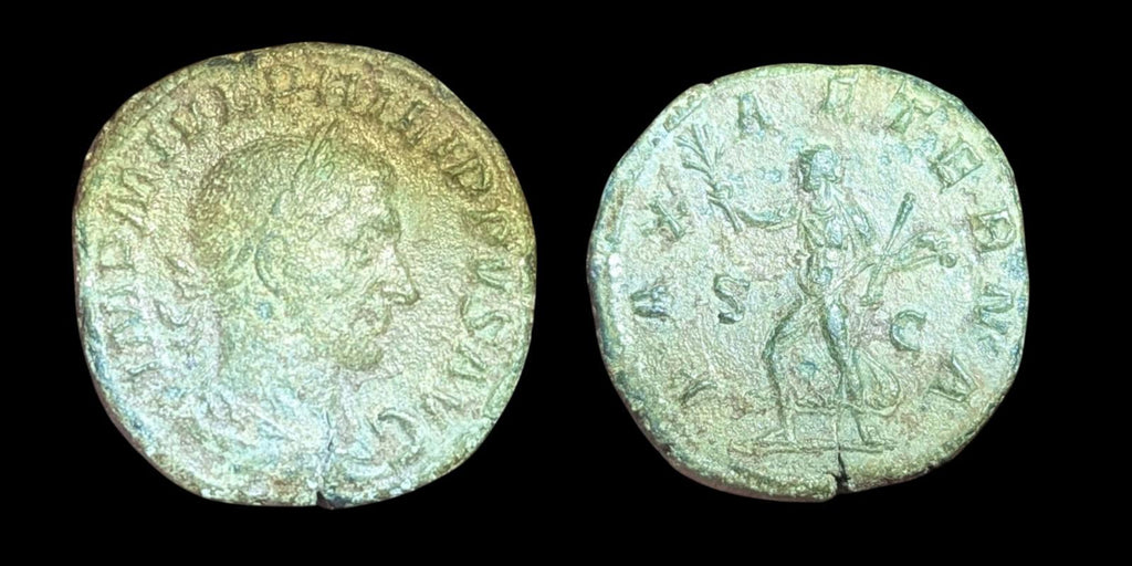 Empire romain Sesterce de bronze de Sévère Alexandre 222-235 après J.-C. Superbe état, 23,5 g