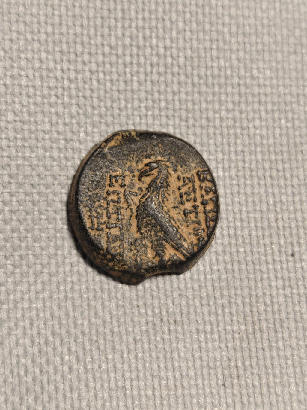Antiochos VIII Grypos Royaume séleucide 121 av. J.-C. Pièce de monnaie grecque antique Aigle&