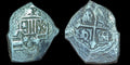 Pirate Cob colonial espagnol du Mexique 4 Reales 1711 -1728 Rare, 13.2G Philippe V