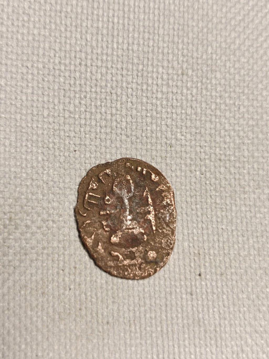 Arab Byzantine Umayyad Mu'awiya Standing Caliphate With KALIMA Islamic Coin&%