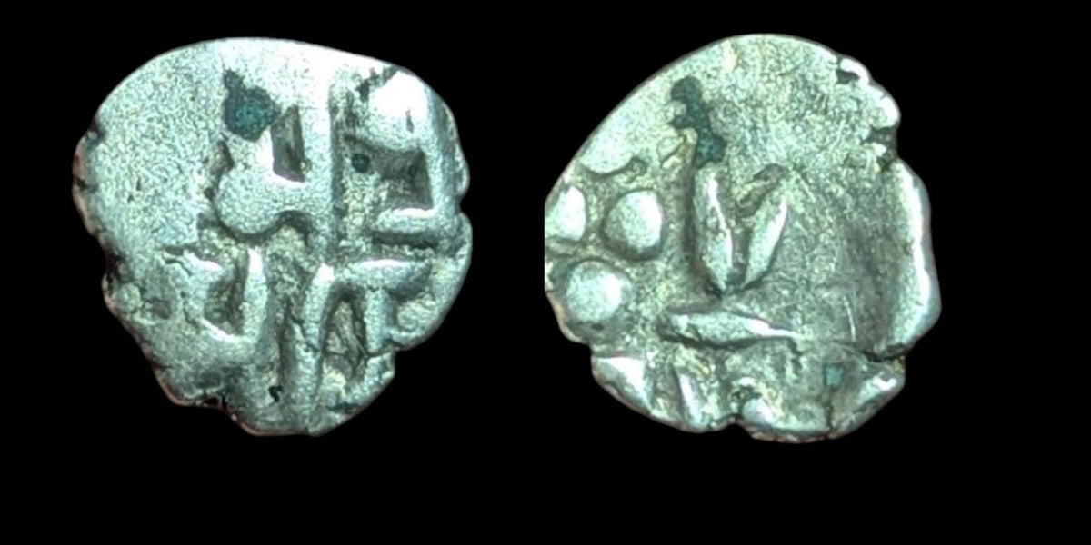 Multan Amir Muhammad-IV NM ND Argent Damma Bilingue Dirham Qanhari#;