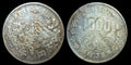 1964 JAPAN Tokyo Summer Olympic Games CHERRY MTN. FUJI Silver 1000 Yen Coin