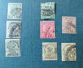 Group Of India 1926 -1928 King George V -definitive  Stamps 1/2 Anna, 1 Anna Etc