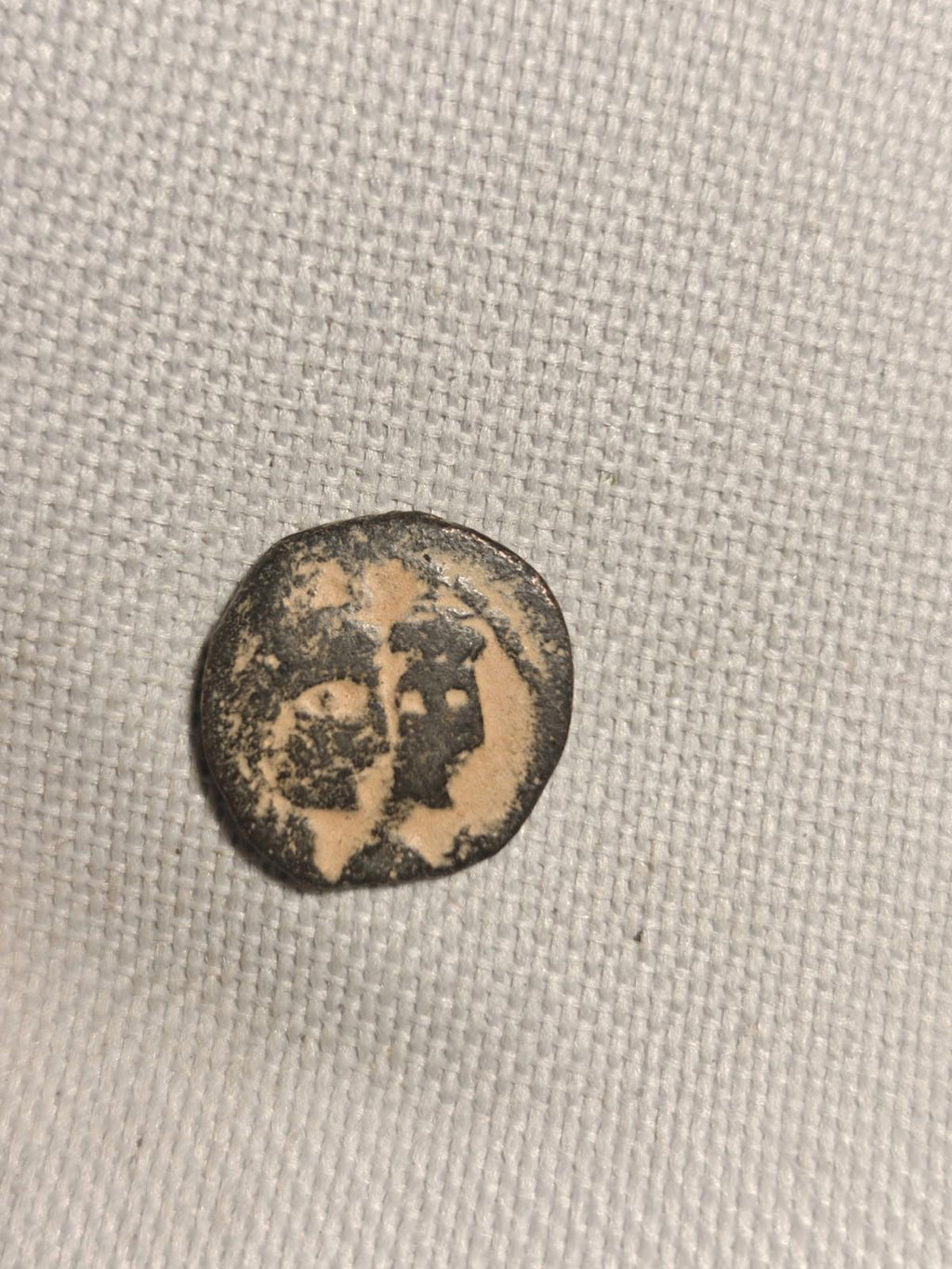 Pétra Ancien Royaume Nabatéen 9 av. J.-C. - 40 apr. J.-C. Pièce Arétas IV Shaqilat Nabatée#