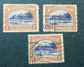 3 Pcs TRINIDAD & TOBAGO #35  1935  2c AGRICULTURAL COLLEGE F-VF  USED
