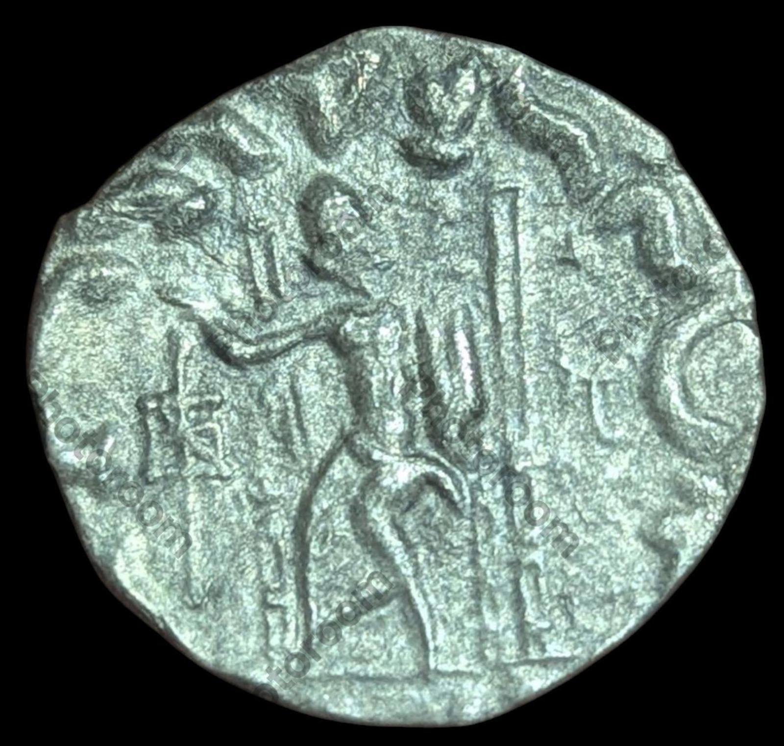 BACTRIANE, Royaume indo-grec. Hermaios Soter. Circa 105-90 av. J.-C. Tétradrachme en AR
