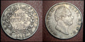 British East India Company 1835 silver Rupee of William rare F Incuse Chopmark