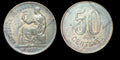 Spain - 50 Centimos 1937 Republican Minting Copper - KM.754 Cal.3 Schön.20