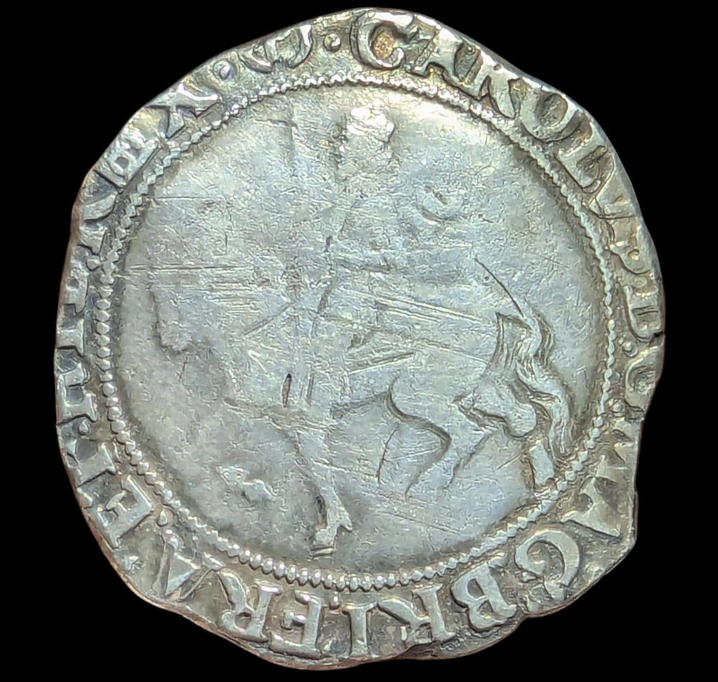 ENGLAND. Charles I, 1625 - 1642. Hammered Silver Halfcrown - Numis Hobby Shop