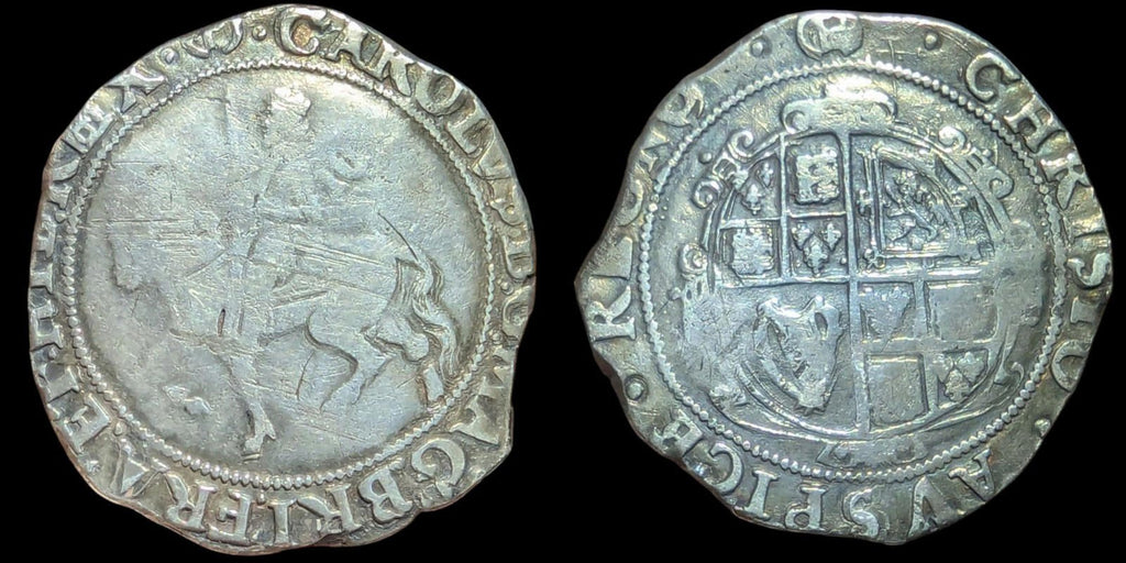 ENGLAND. Charles I, 1625 - 1642. Hammered Silver Halfcrown - Numis Hobby Shop
