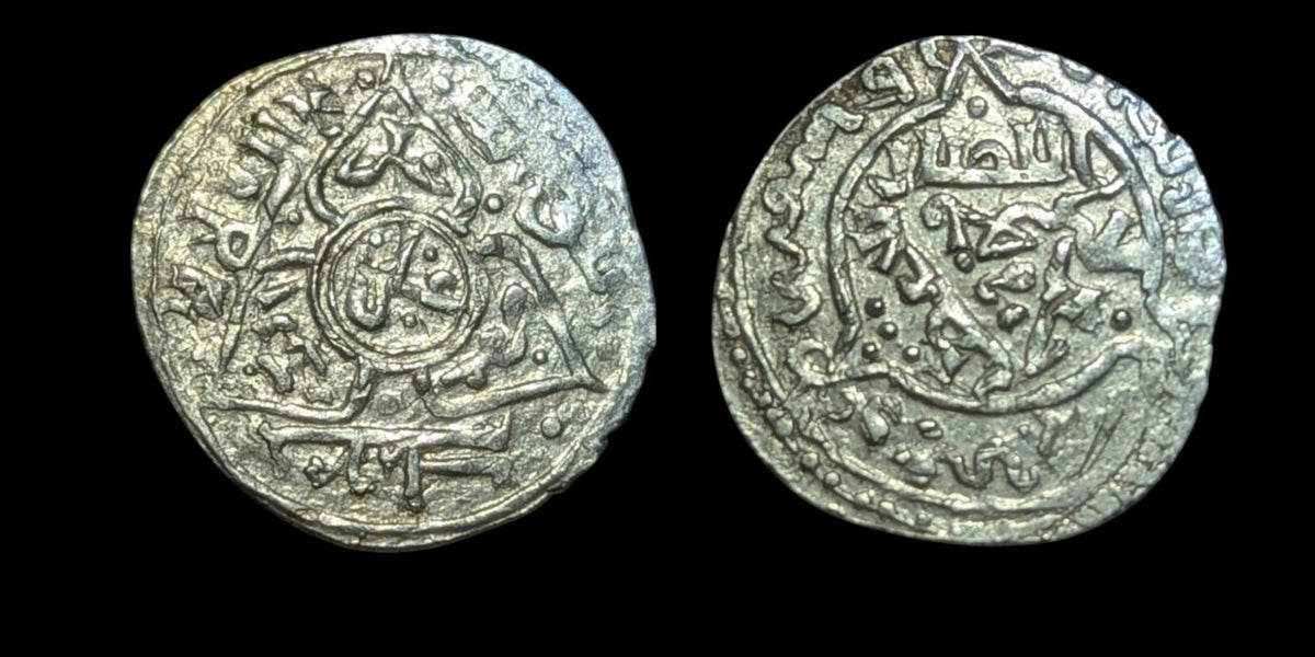 伊斯兰。埃雷特纳埃米尔国。Ghiyath al-Din Muhammad I。银阿克切，伊斯兰历 753-767 年