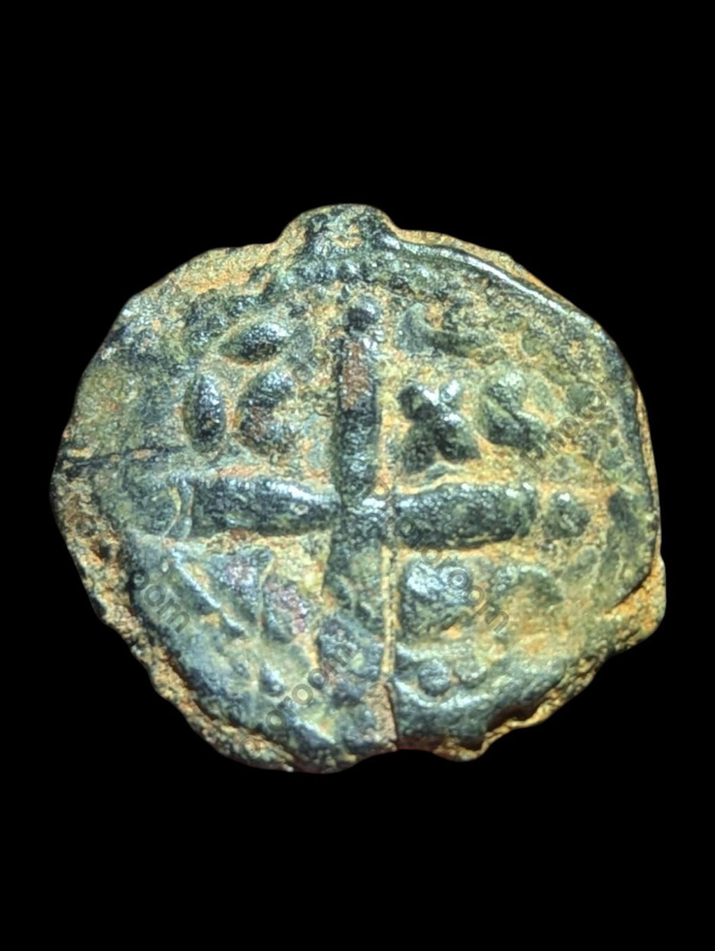 Follis en bronze des Croisés - Tancrède Saint Pierre avec turban - 2e type Antioche