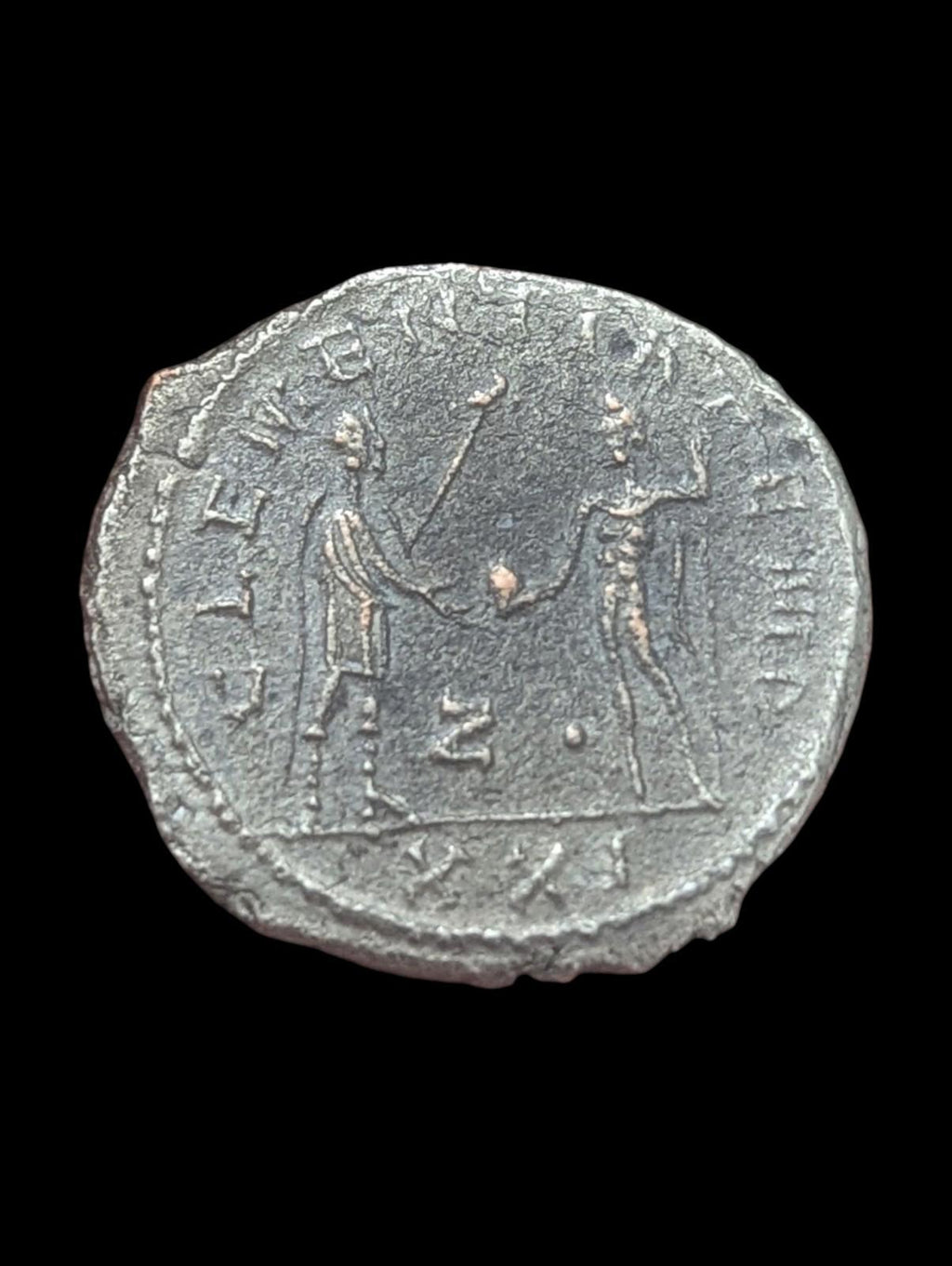 Roman Imperial Probus CLEMENTIA TEMP Z XXI Silvered Bronze Antoninianus, 4.2 G