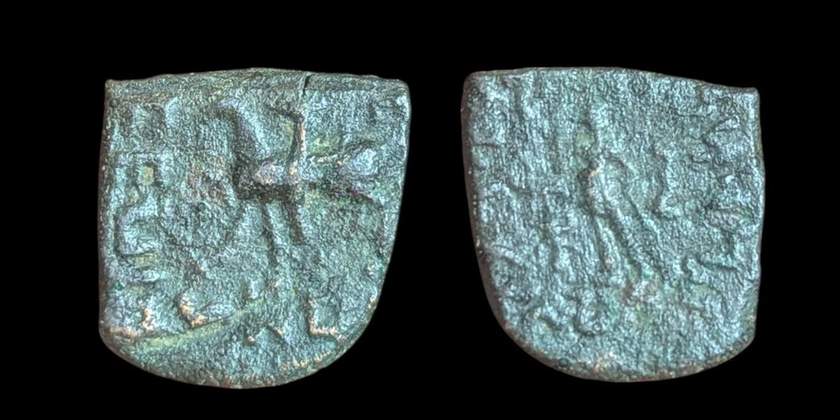 INDO-SKYTHIANS, Northern Satraps. Mujatria, circa 1-20 AD. AE