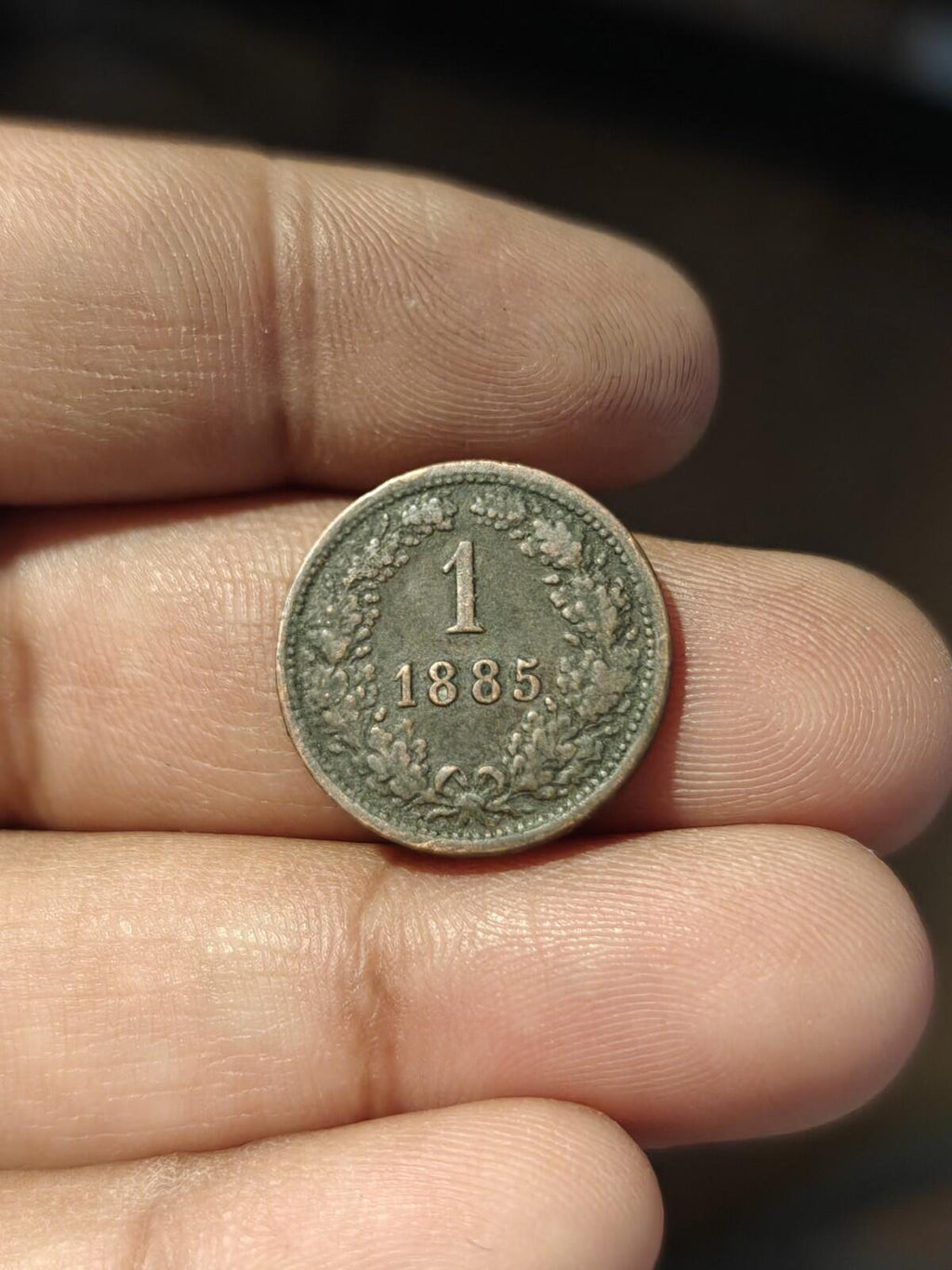 Autriche, Empire 1885 Cuivre 1 Kreuzer. François-Joseph Ier. KM# 2187