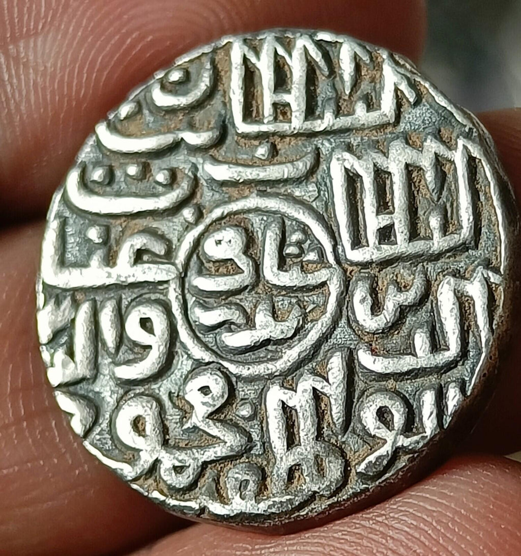 #Z28#Sultanat du Bengale indien, pièce d'argent, 1 Tanka, souverain GHIYATH AL DIN MAHMUD, 933 AH