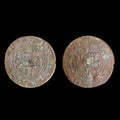 ISLAMIQUE, SAMANIDE. FALS EN BRONZE. NUH II IBN MANSUR, 365-387 AH. 976-997 AD.