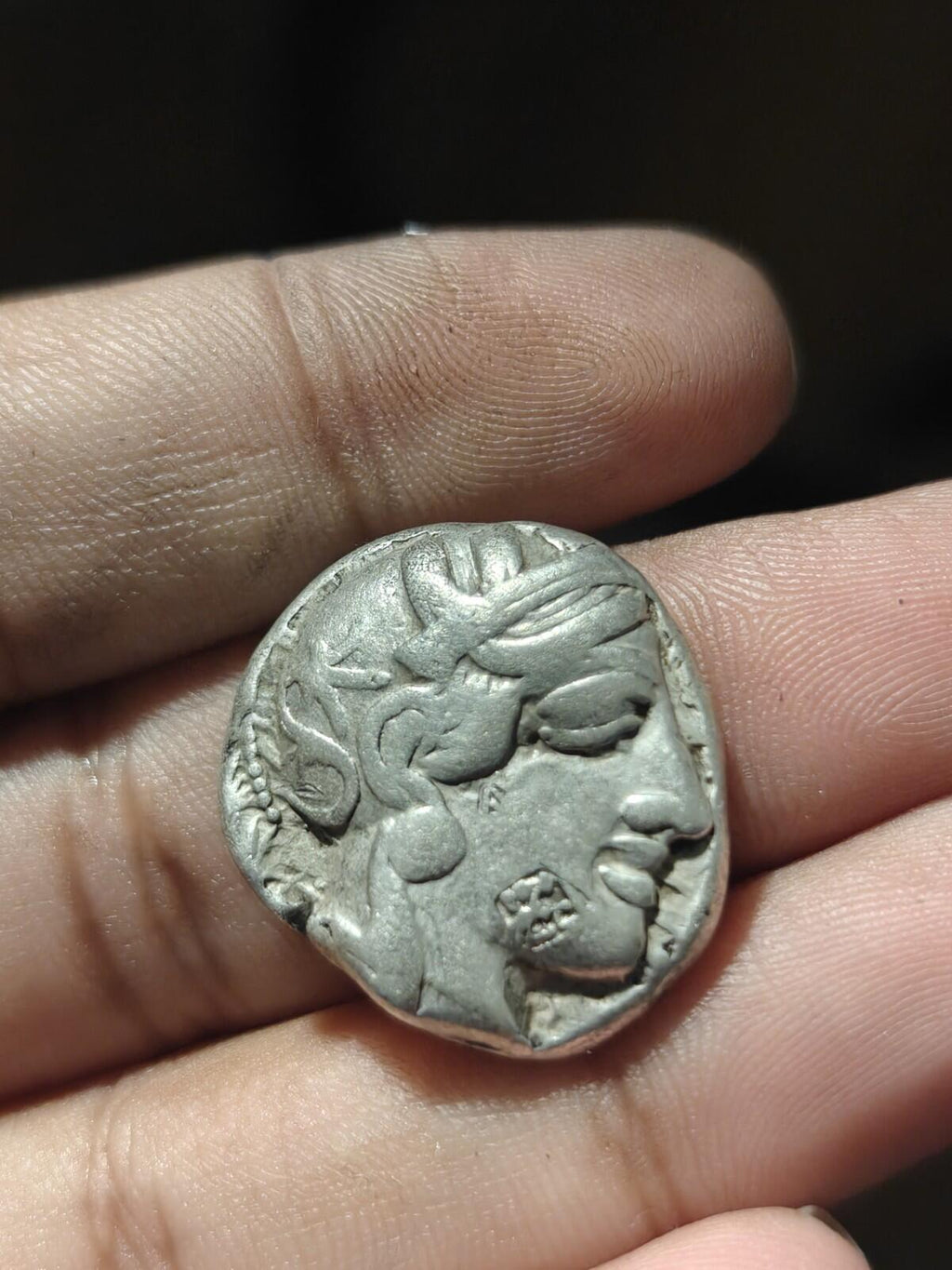 Ancient Greek Tetradrachm Illyria Attica Athens 404 BC Silver Owl Coin