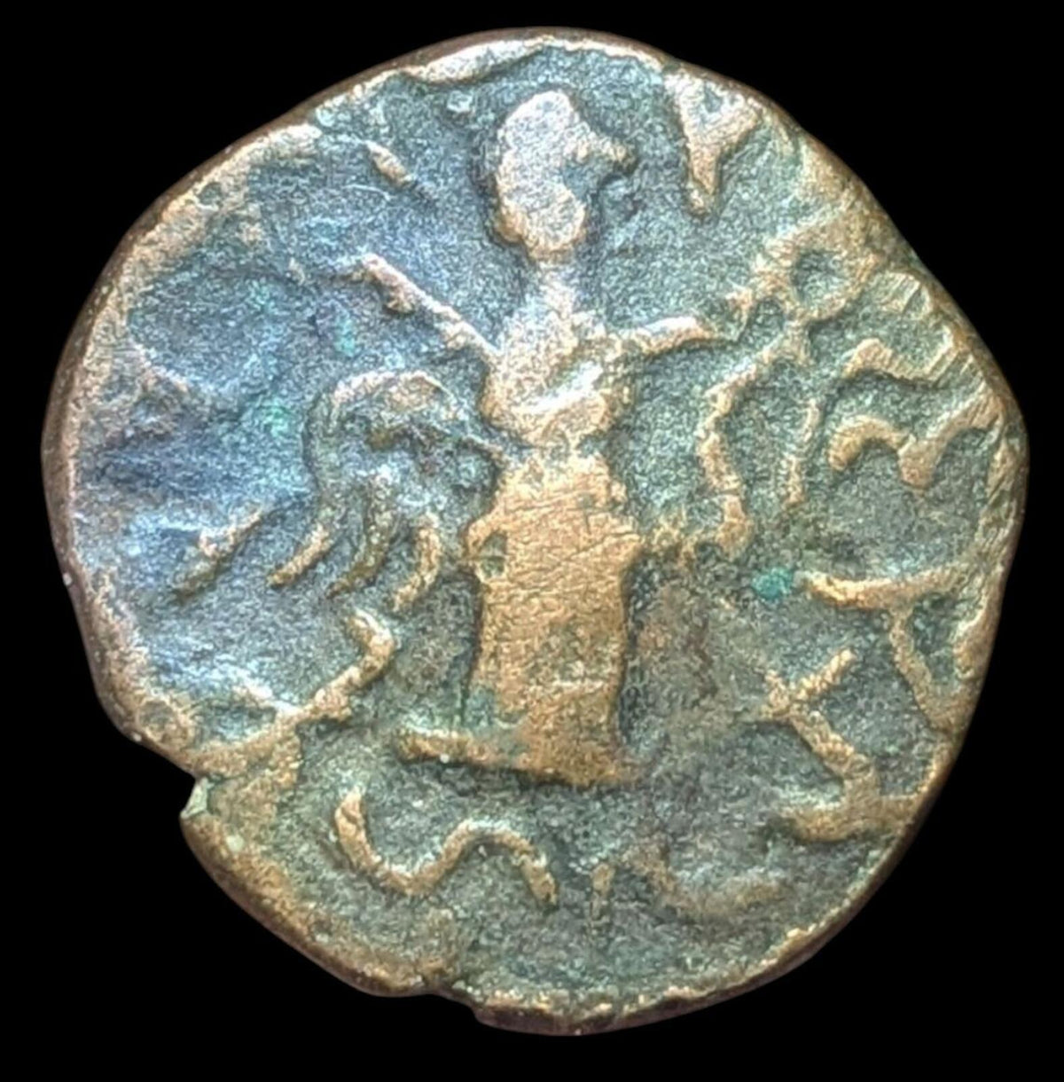 INDO PARTHIAN Kingdom, Gondopharid Dynasty. Gondophares. Circa 40-5 BC. AE