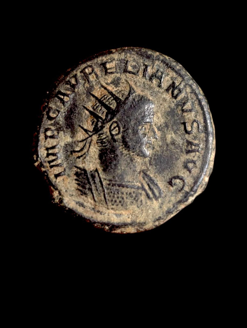 Aurelian Antoninianus Sol treading down captives ROME Mint