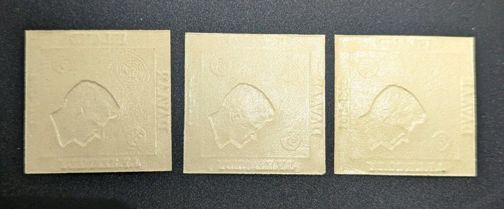 KENNEDY 1964 - Davaar Island JOHN F. KENNEDY 3 Stamps Memorial Gold Foil set MNH