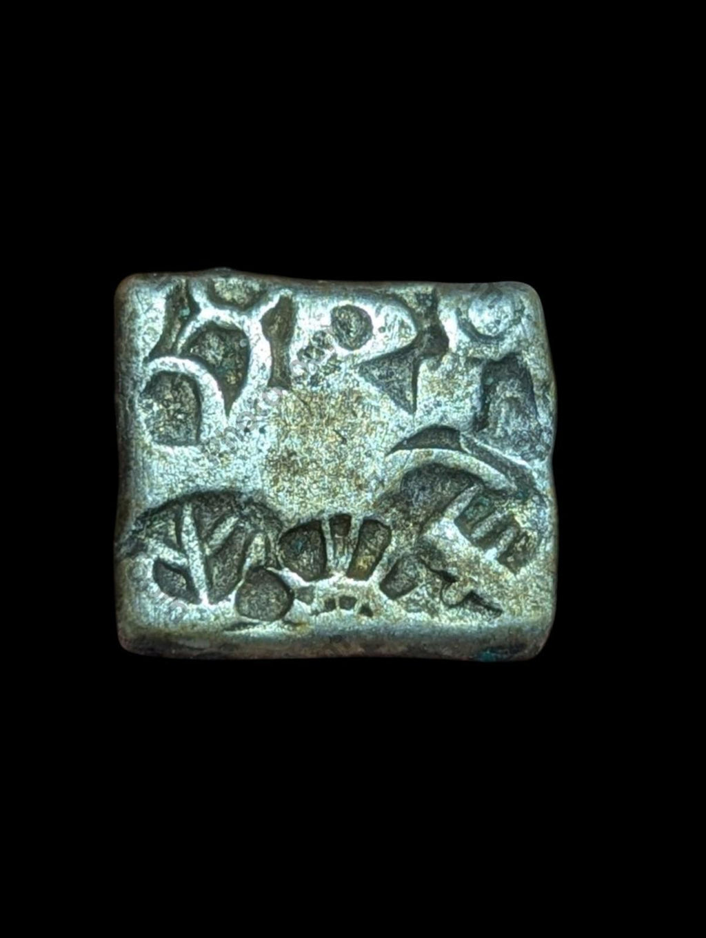 India ⭐ INDUS Valley Mayuriyan Punch ⭐ silver Coin 300 BC 🦌DEER