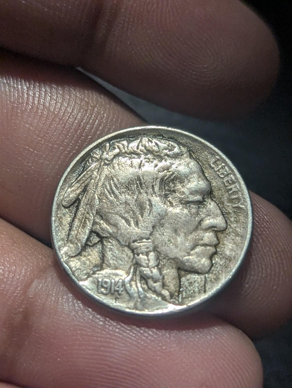 Magnifique Nickel Buffalo 1914 TTB/UNC belle patine