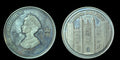 GREAT BRITAIN Queen Elizabeth II Silver Jubilee Medal 1977 Hampton Court Palace