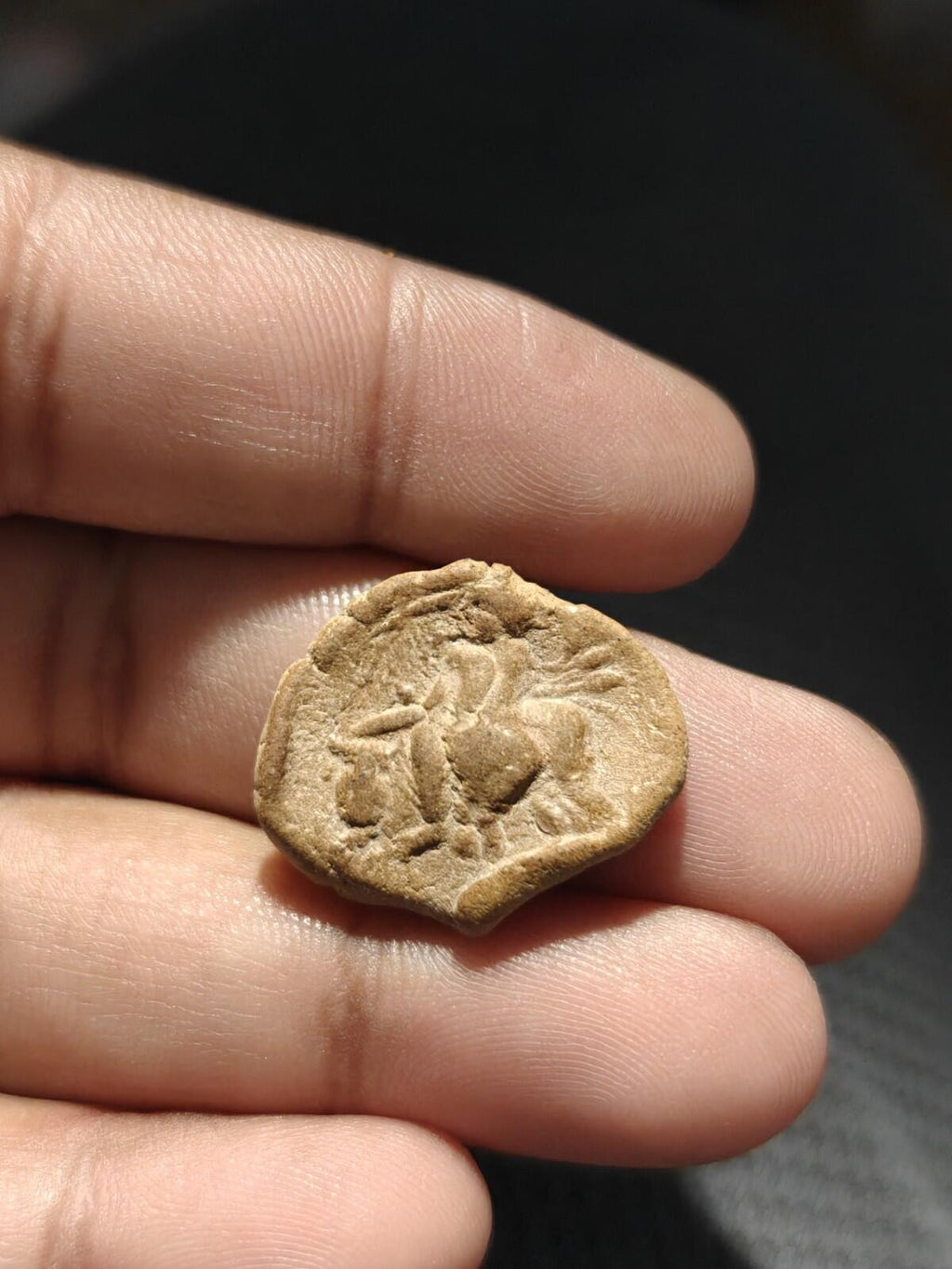 Ancient Greek Roman Circa 1st-3rd centuries AD Terracotta Clay Bullae Tessera