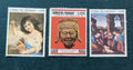 Paraguay Native American's Art Sculptures stamp 1970 Set Of 3