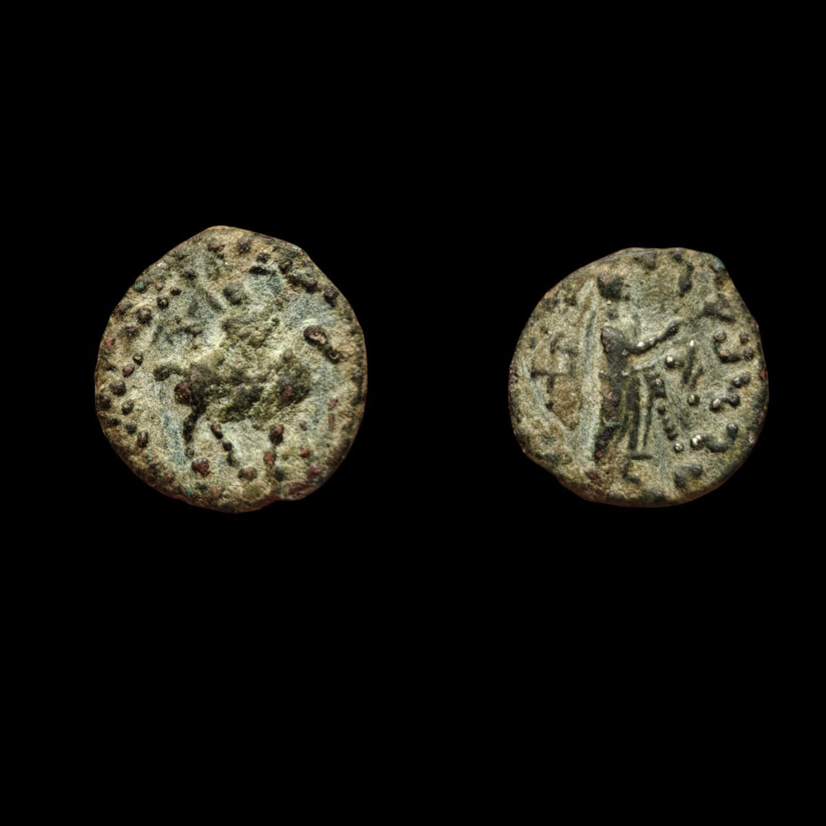 Ancient Kings of the Scythians, Azes, 58-12 Indo-greek kingdom drachm Rare