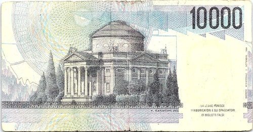 10000 lire Italy 1984 Better Grade