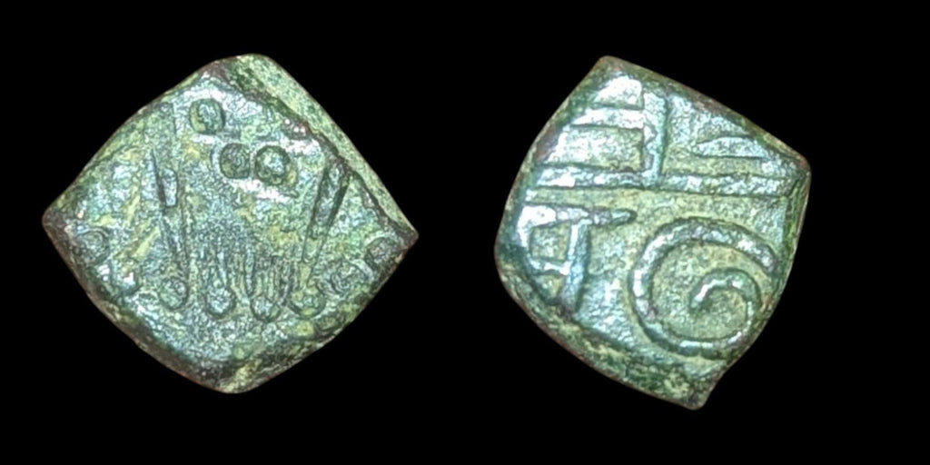 INDIA, DUTCH.  1693 - 1698 Copper 1 CASH. SCARCE.