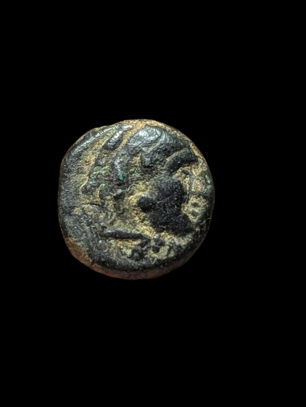 Alexander 325AD Ancient Greek Coin Heracles club bow torch