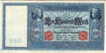 Germany, 1908, 100 Mark, Banknote, Wilhelm II, collectible Item Better Grade