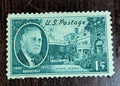 1945 Roosevelt and Hyde Park Single 1c Postage Stamp - MNH, OG - Sc# 930