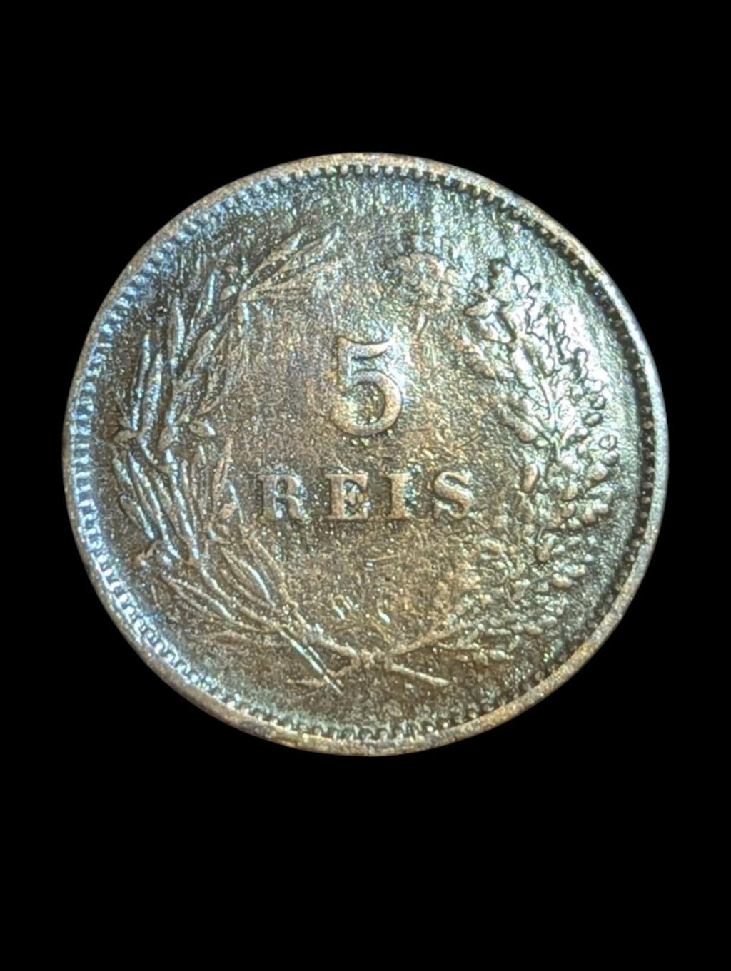 Portugal, 5 Reis, 1899, CARLOS I, KM# 530, Pièce en bronze 🇵🇹