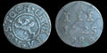 Allemagne États allemands Ville de Rostock 1725 Pièce de 3 Pfennig