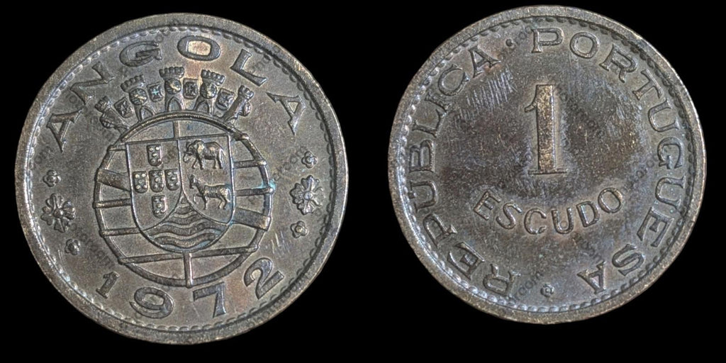 ANGOLA COLONIE PORTUGAISE 1972 1 ESCUDO