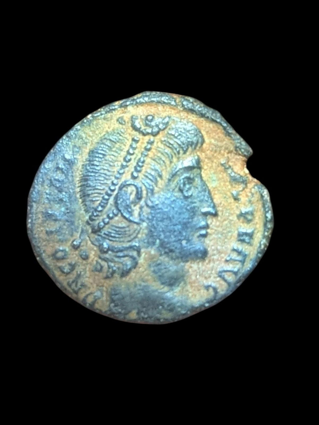 Ancient Roman Empire Coin CONSTANTIUS II Wreath VOT XX MVLT XXX Alexandria