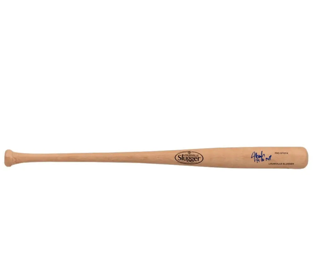 Jeff Burroughs Signed Louisville Slugger Bat “74 AL MVP” Auto Rangers
