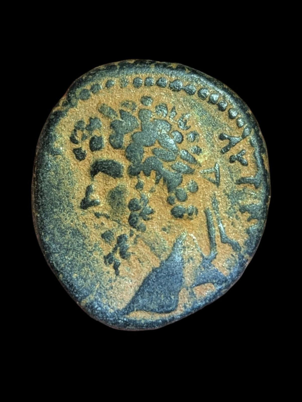 Roman Lucius Verus Imperial Cyrrhestica Hierapolis AD 161 - 169 Æ Bust Facing Left - Numis Hobby Shop