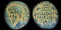 Roman Lucius Verus Imperial Cyrrhestica Hierapolis AD 161 - 169 Æ Bust Facing Left - Numis Hobby Shop