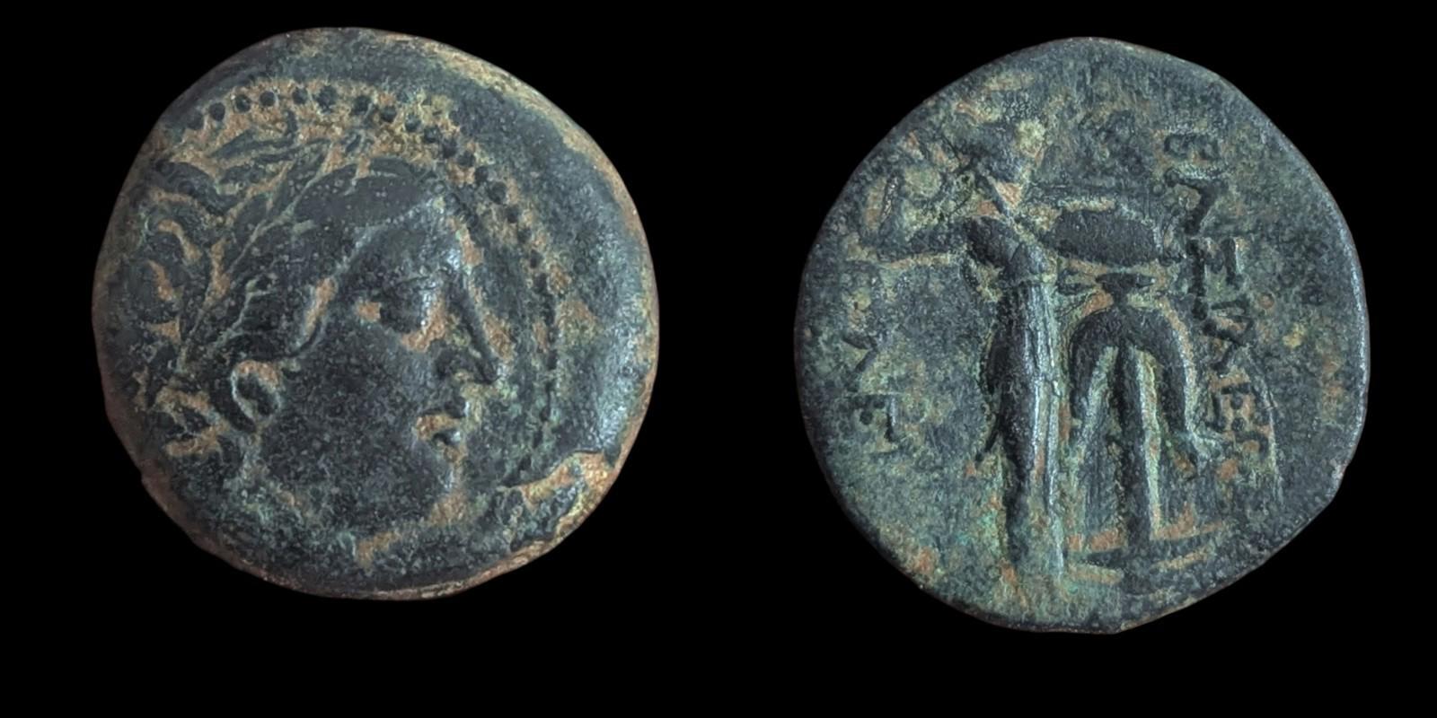SELEUKOS I Nikator 300BC Authentic Ancient SELEUKID Greek Coin ATHENA Wow Grade - Numis Hobby Shop